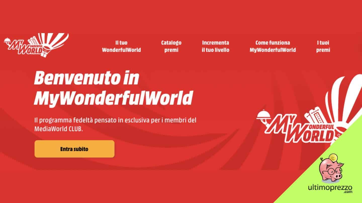 Programma fedeltà di Mediaworld: la carta Mediaworld CLUB e MyWonderfulWorld!