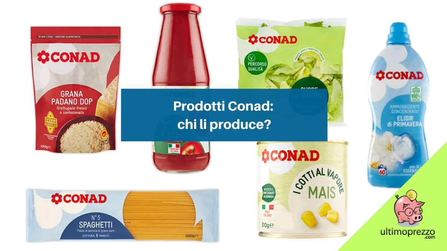 Fare la spesa con le marche del supermercato: chi produce i prodotti Conad?