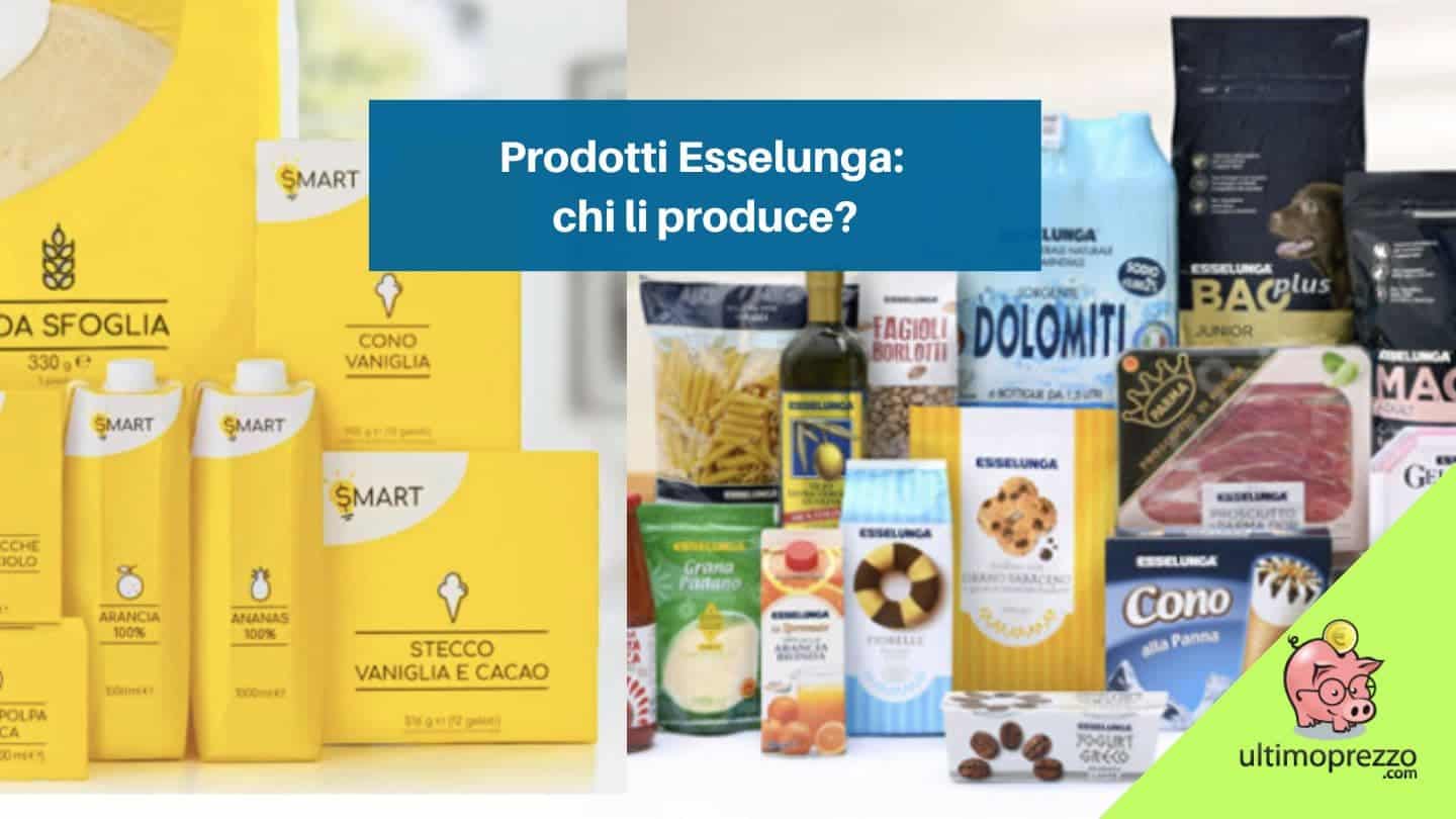 Marche dei supermercati: chi produce i prodotti Esselunga e Esselunga Smart?