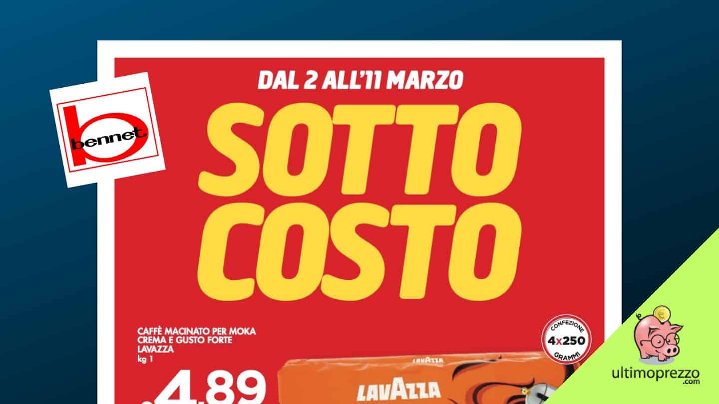 Volantino Bennet sottocosto dal 2 marzo 2023. Attenzione, contiene iPhone 13!