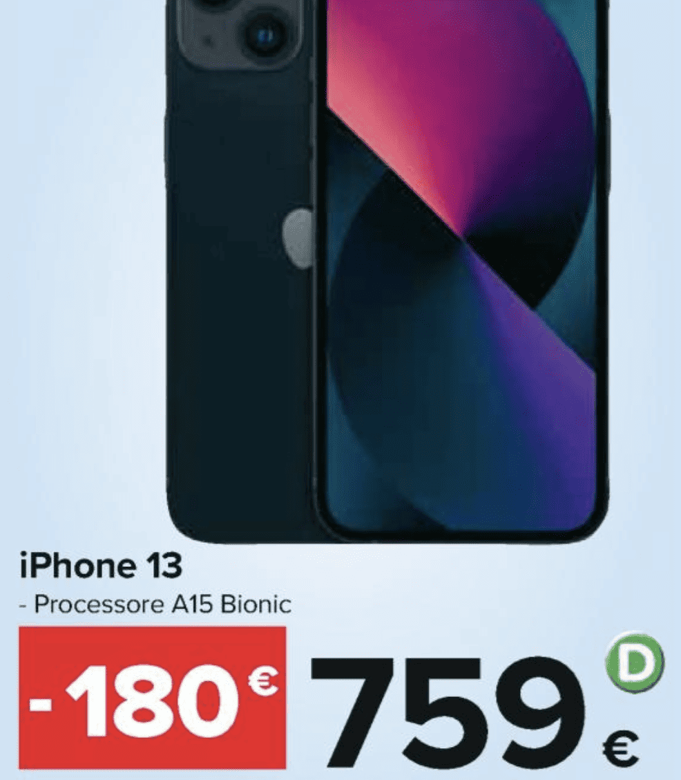iphone 13 carrefour 11 aprile 2023