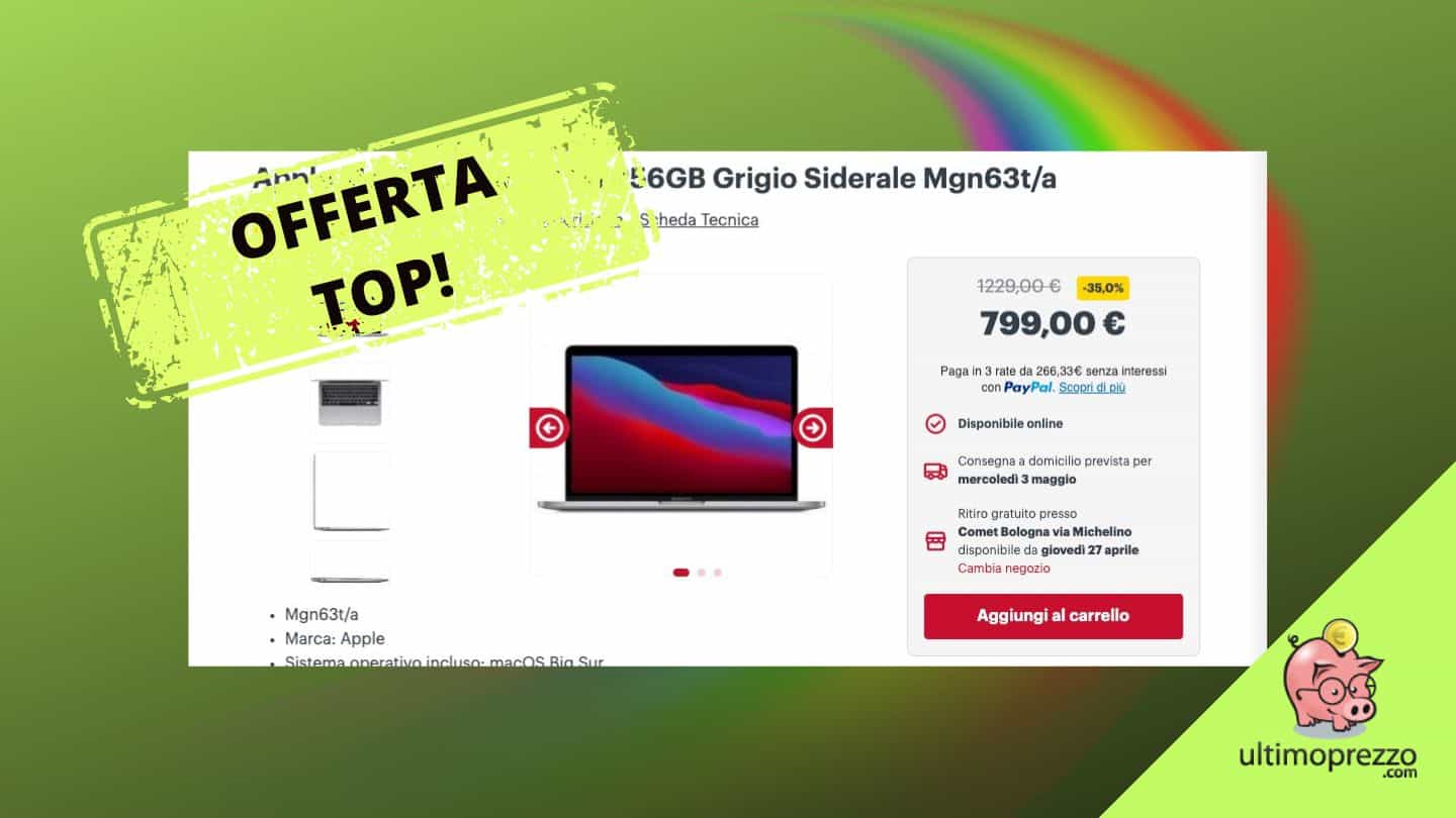 MacBook Air al prezzo più basso mai visto il 27 aprile 2023: ecco dove!