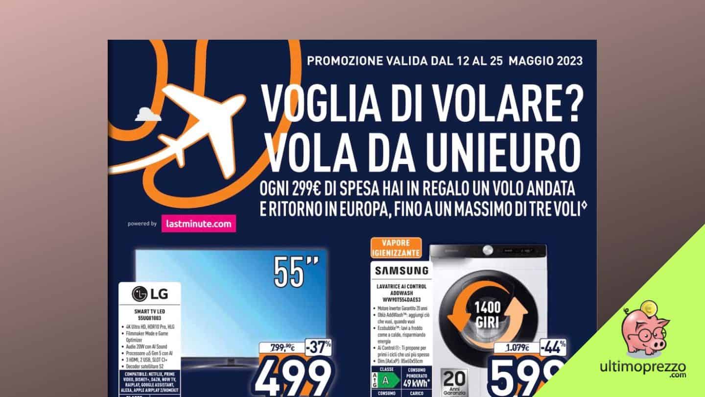 vola da unieuro volantino maggio 2023