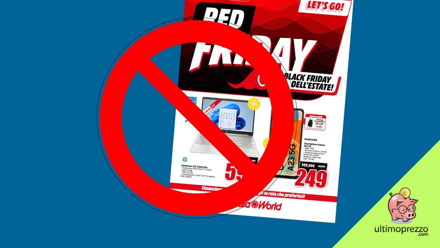Il Black Friday MediaWorld 2023 comincia a giugno? Sveliamo il senso del Red Friday dal 5 al 15