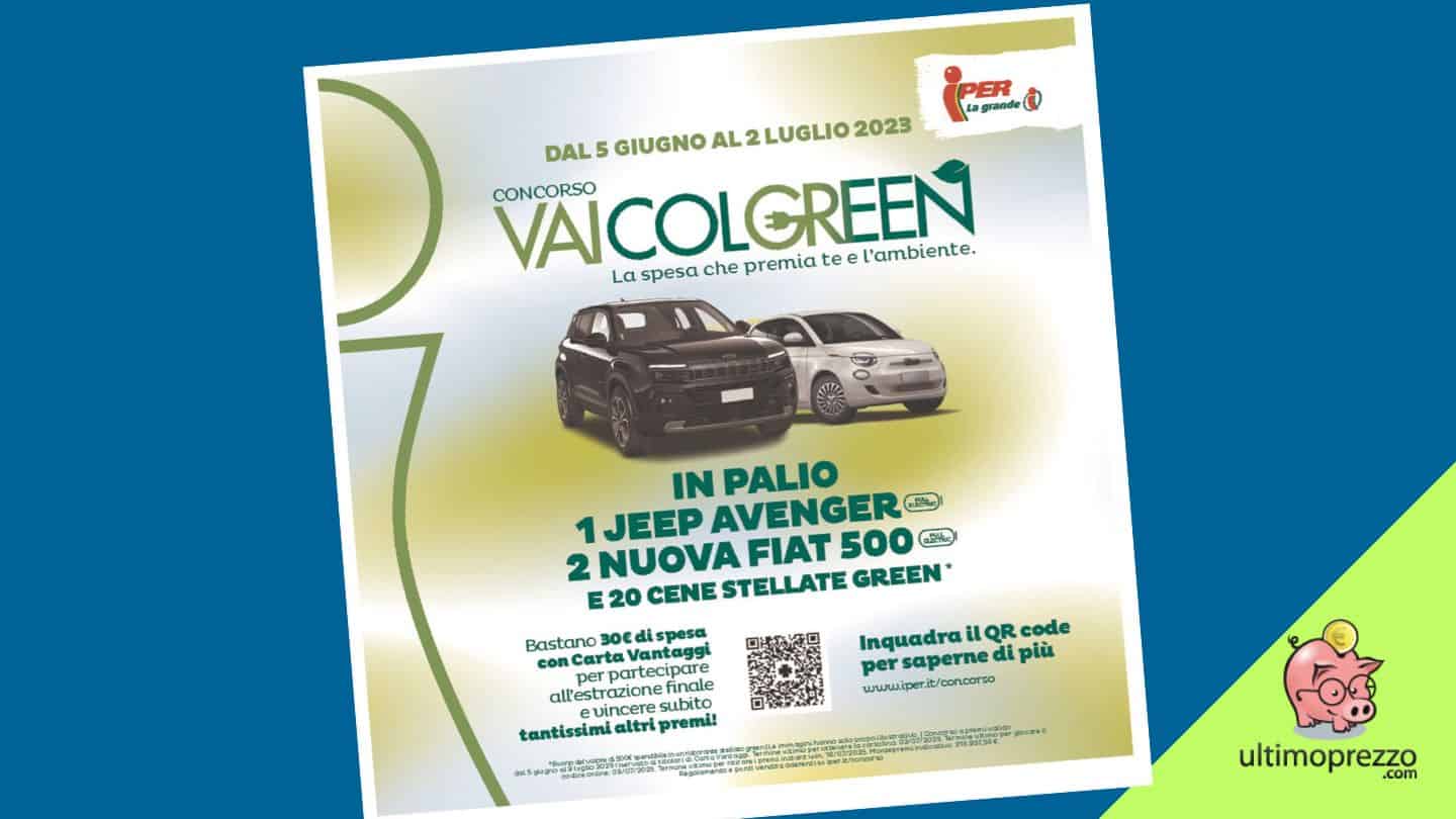 iper concorso 2023 vai col green