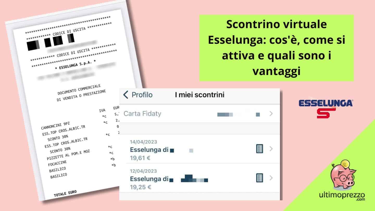 scontrino virtuale esselunga