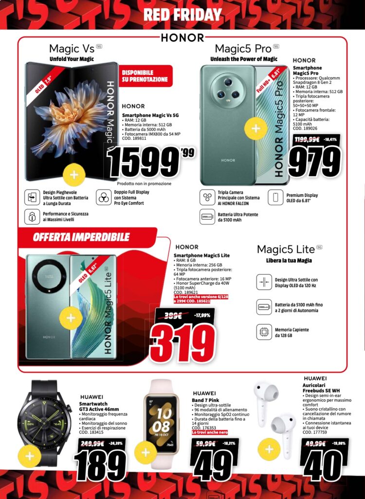 volantino Black Friday MediaWorld 2023 5 giugno pagina 06