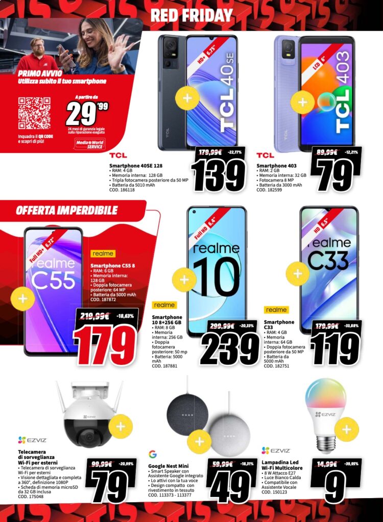 volantino Black Friday MediaWorld 2023 5 giugno pagina 08