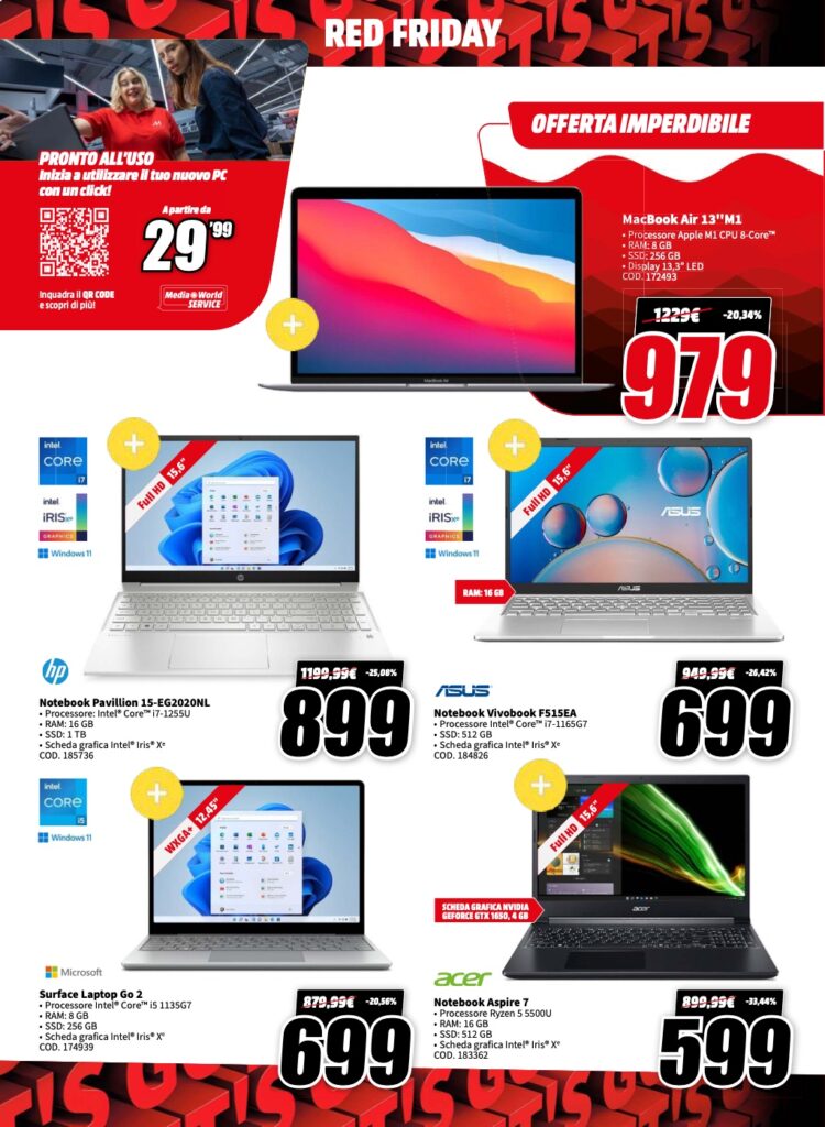 volantino Black Friday MediaWorld 2023 5 giugno pagina 10