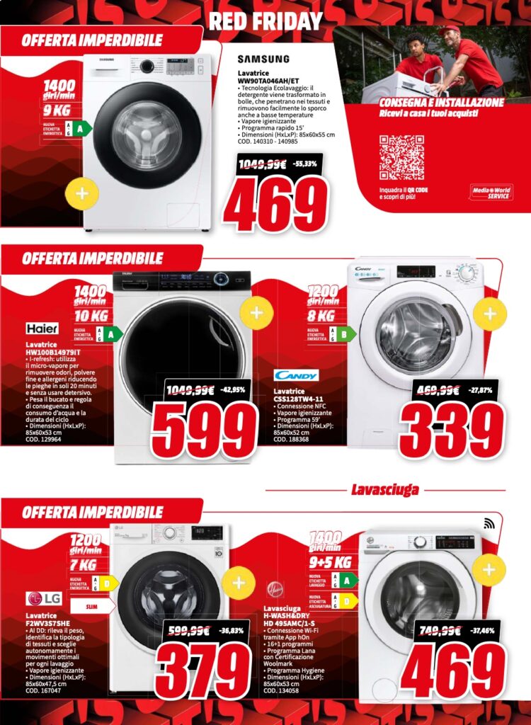 volantino Black Friday MediaWorld 2023 5 giugno pagina 23