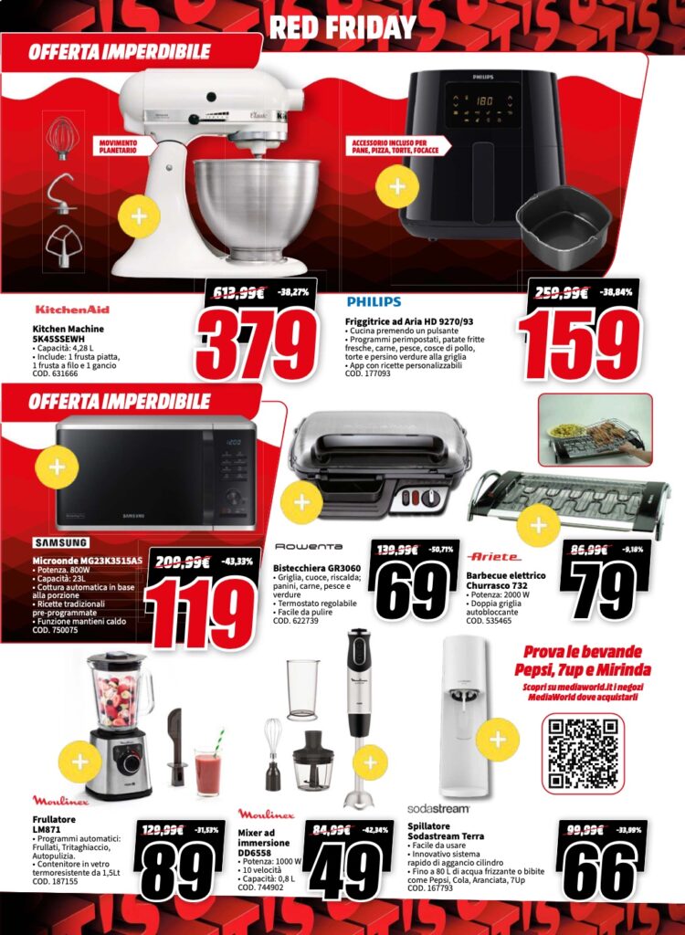 volantino Black Friday MediaWorld 2023 5 giugno pagina 27