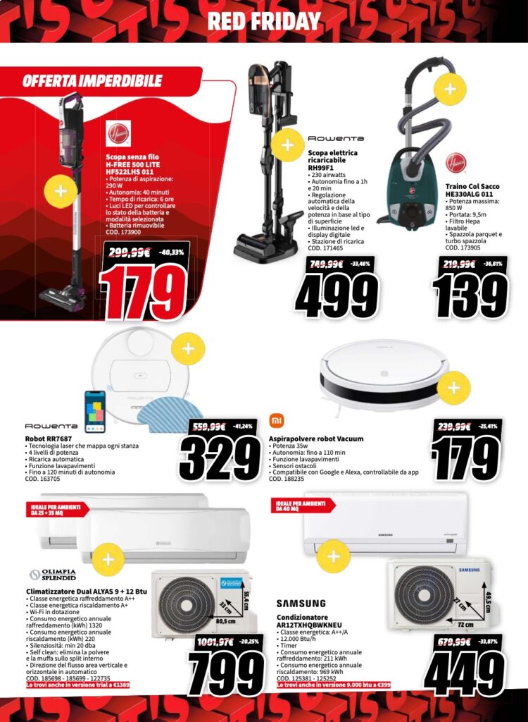 volantino Black Friday MediaWorld 2023 5 giugno pagina 28