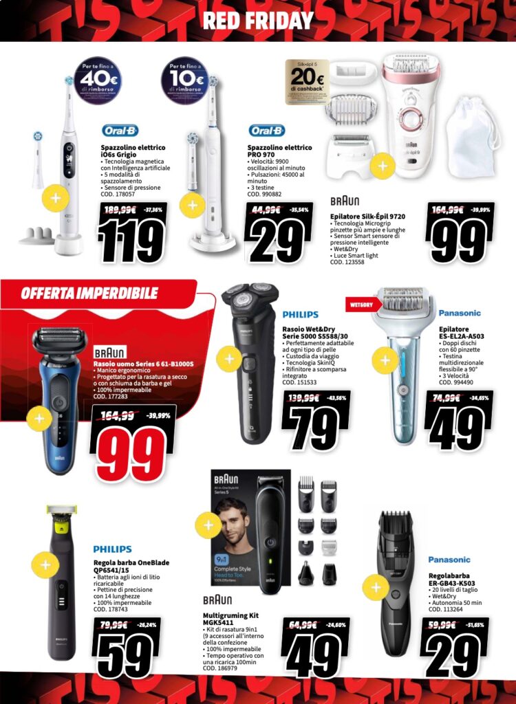 volantino Black Friday MediaWorld 2023 5 giugno pagina 31