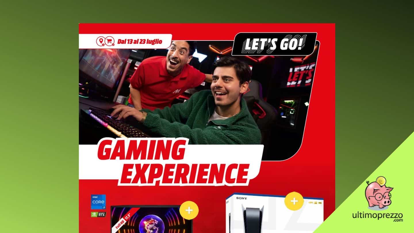 Volantino Gaming MediaWorld 13-23 luglio 2023: che promo Sony per PS5!