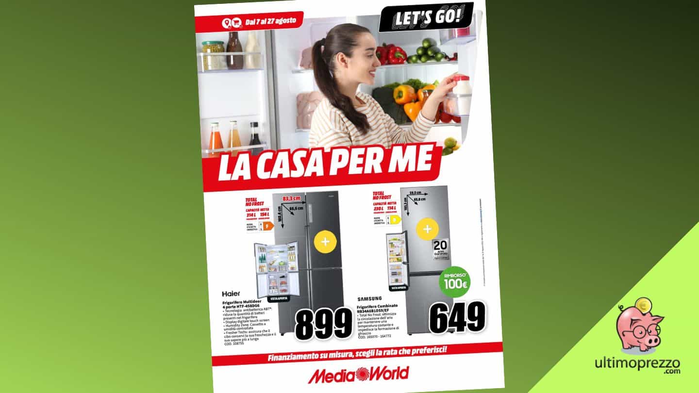 volantino MediaWorld 7 agosto 2023