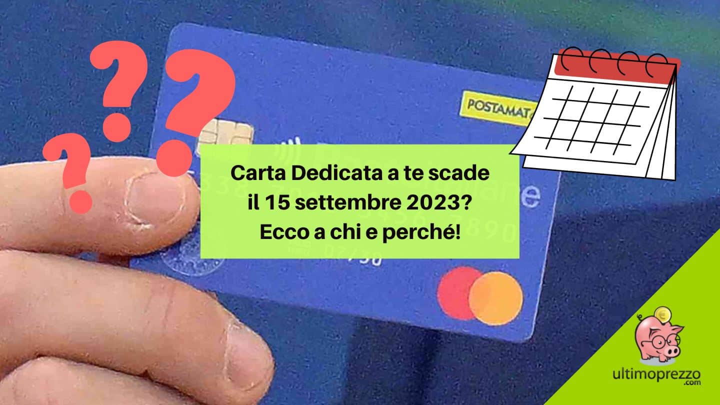 carta dedicata a te scadenza ricarica