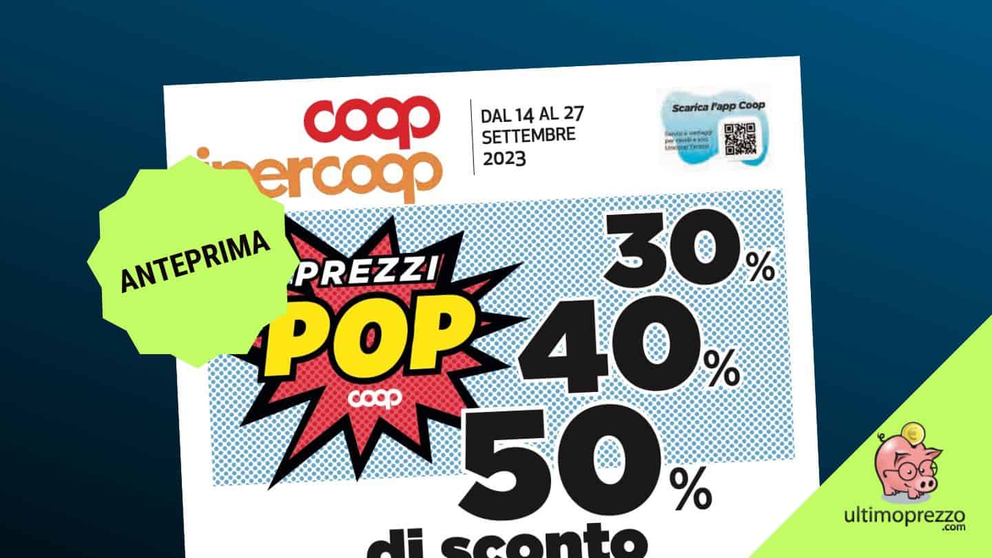 Anteprima volantino Coop Ipercoop, dal 14 settembre 2023 sono sconti Grandi Marche