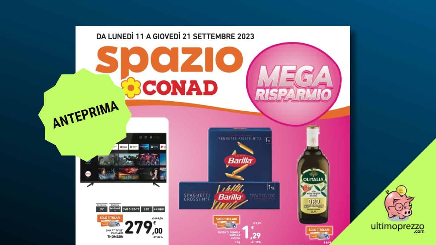 Volantino Conad 11-21 settembre 2023: dopo il sottocosto c’è un’offerta esagerata