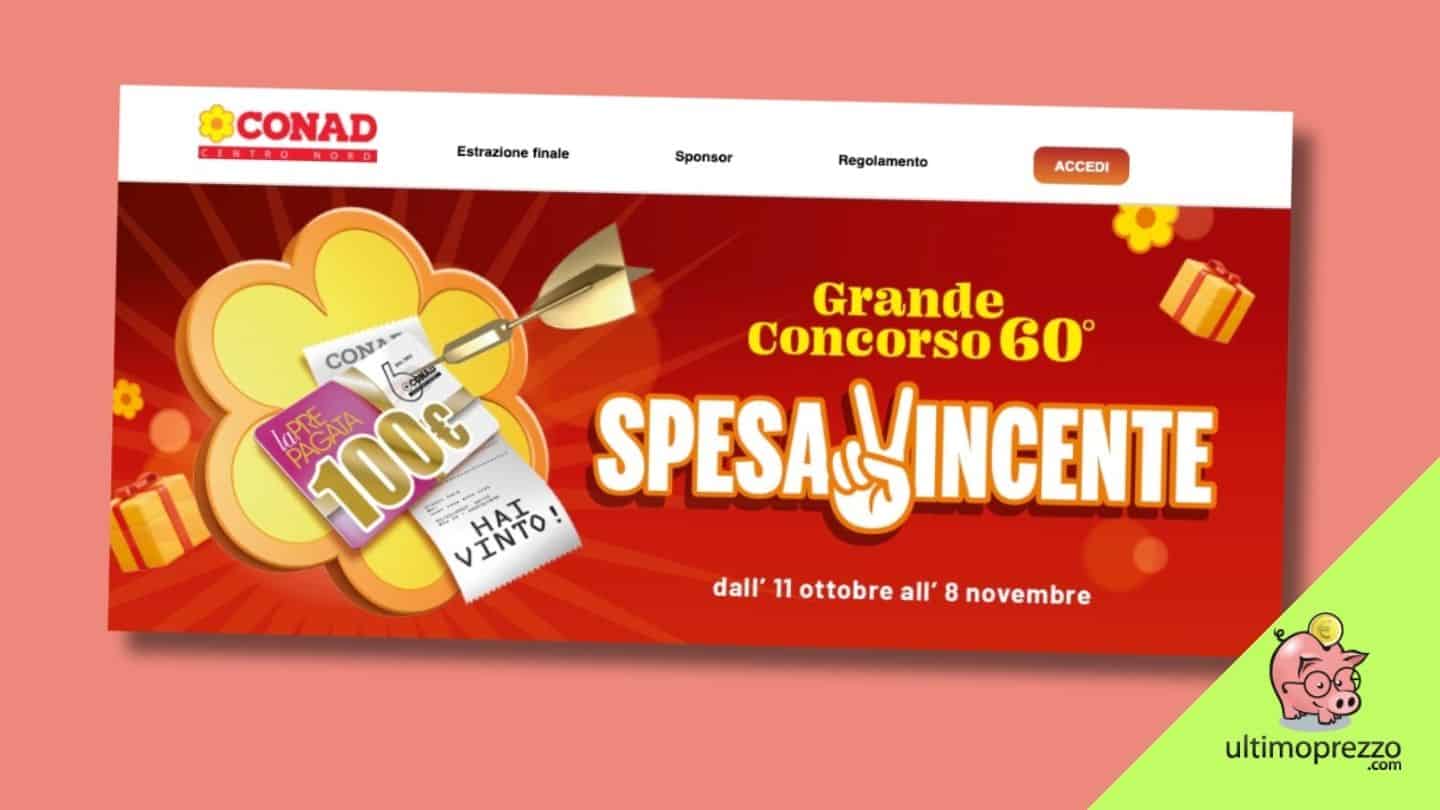 Spesa Vincente Conad: come funziona, cosa si vince e dove è valido il concorso per i 60 anni