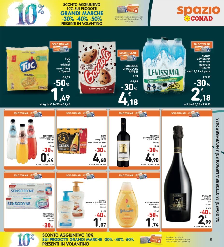 Volantino Conad 26 ottobre 2023 pagina 05