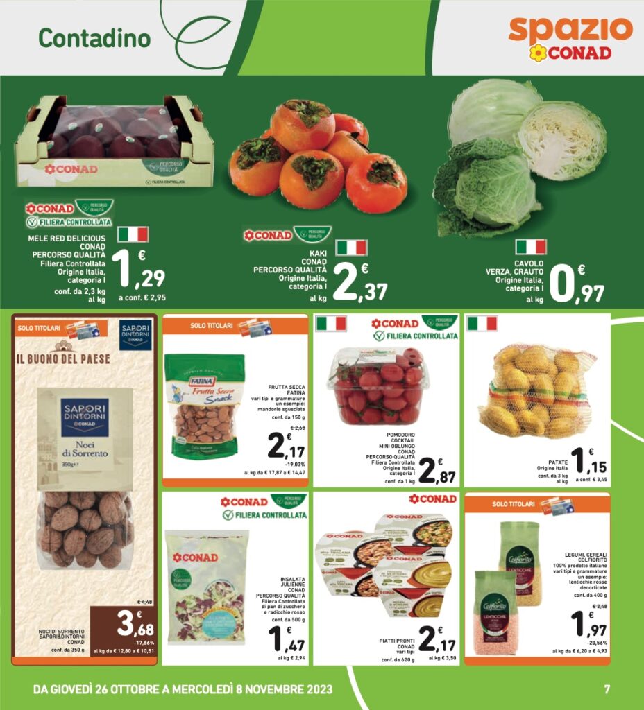 Volantino Conad 26 ottobre 2023 pagina 07