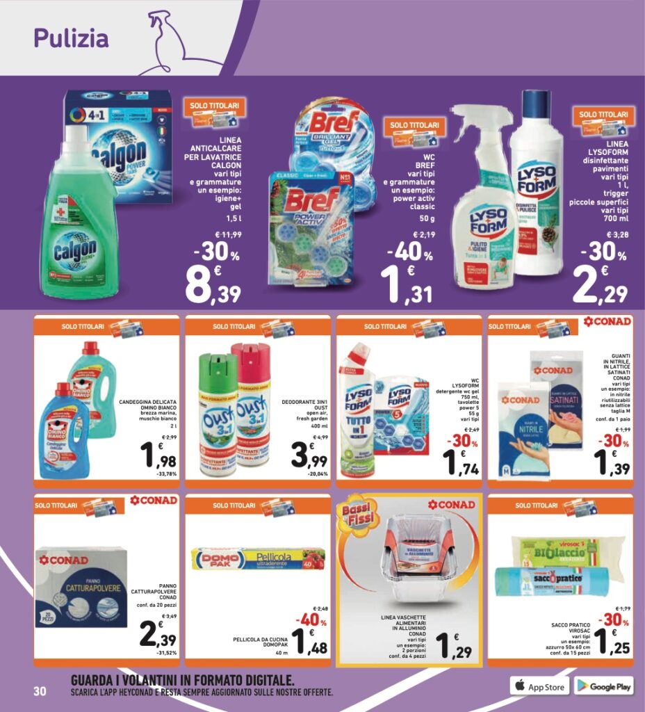 Volantino Conad 26 ottobre 2023 pagina 30