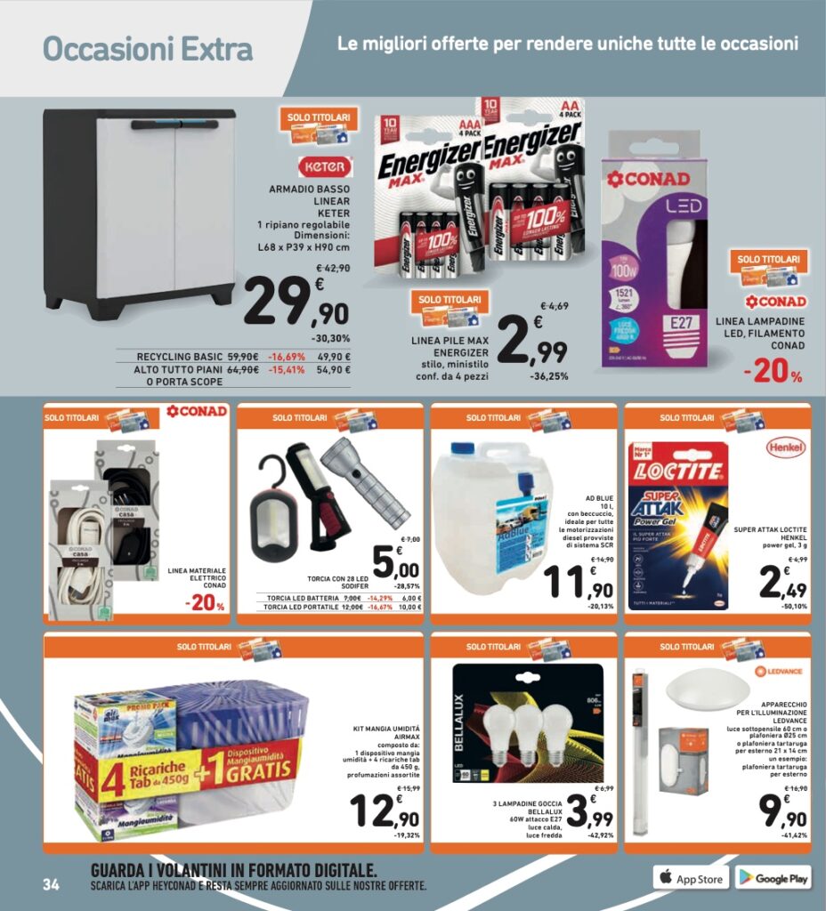 Volantino Conad 26 ottobre 2023 pagina 34