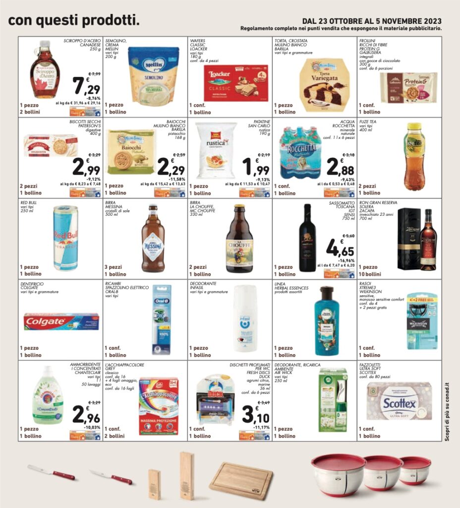 Volantino Conad 26 ottobre 2023 pagina 39
