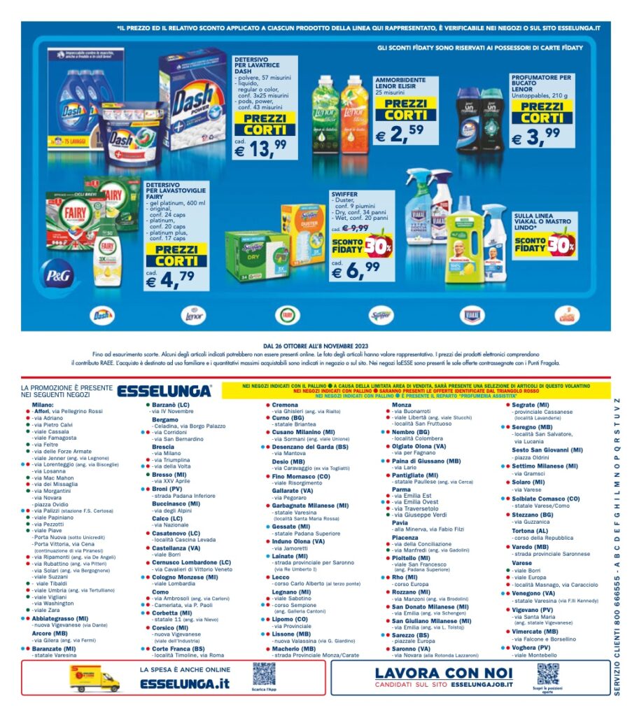 Volantino Esselunga 26 ottobre 2023 pagina 32