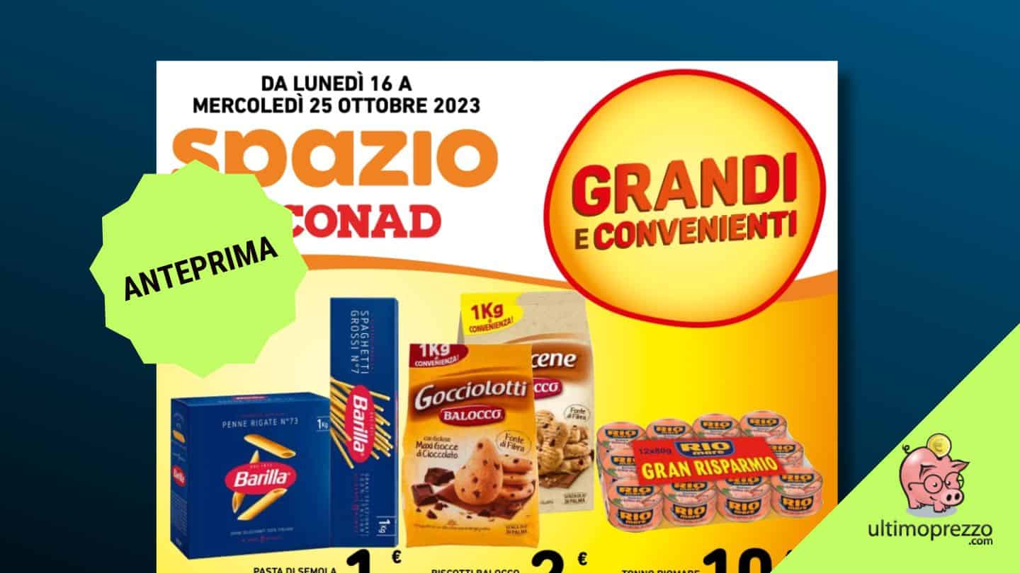 Anteprima volantino Conad: dal 16 ottobre 2023 sono Grandi e convenienti, ecco le offerte!