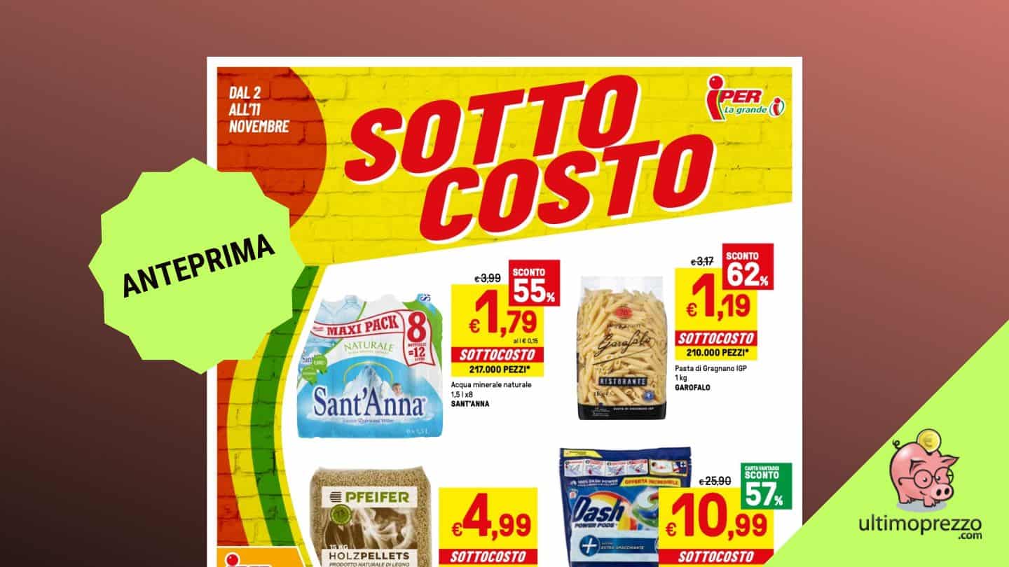 Il nuovo volantino Iper è sottocosto! Le offerte 2-11 novembre 2023 in anteprima