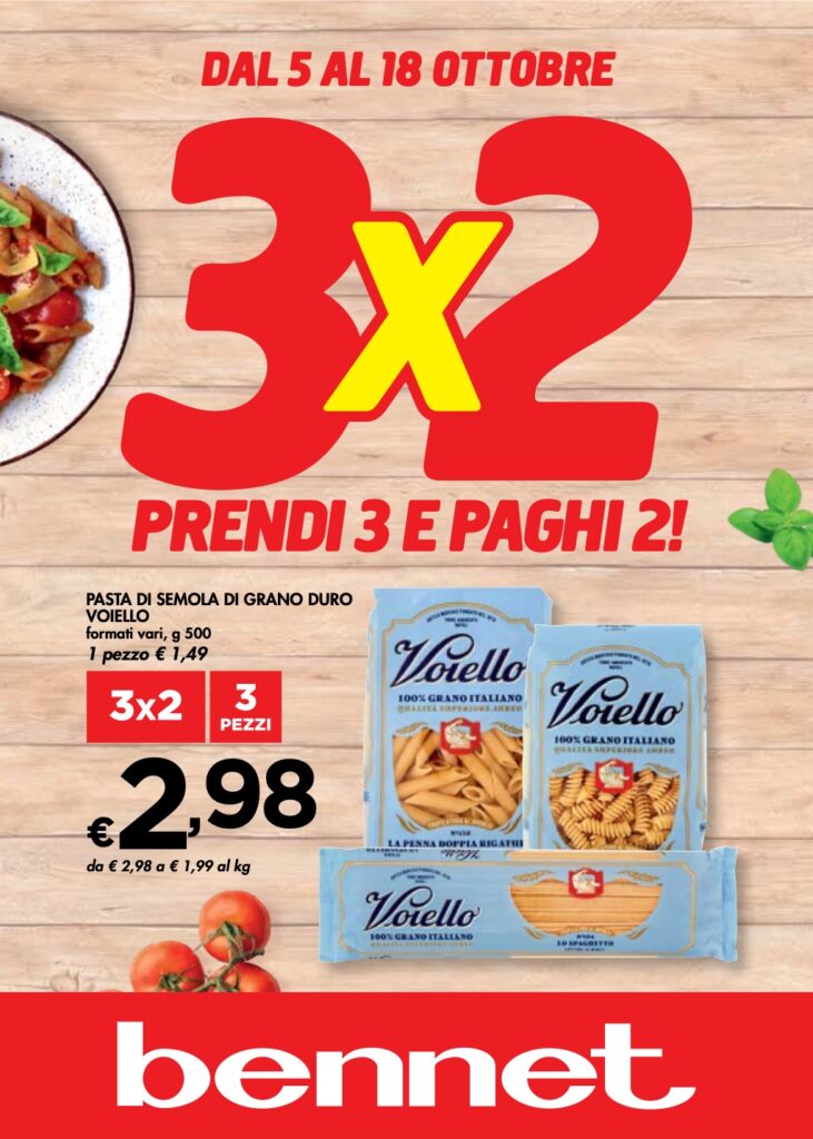 volantino Bennet 5 ottobre 2023 pagina 01