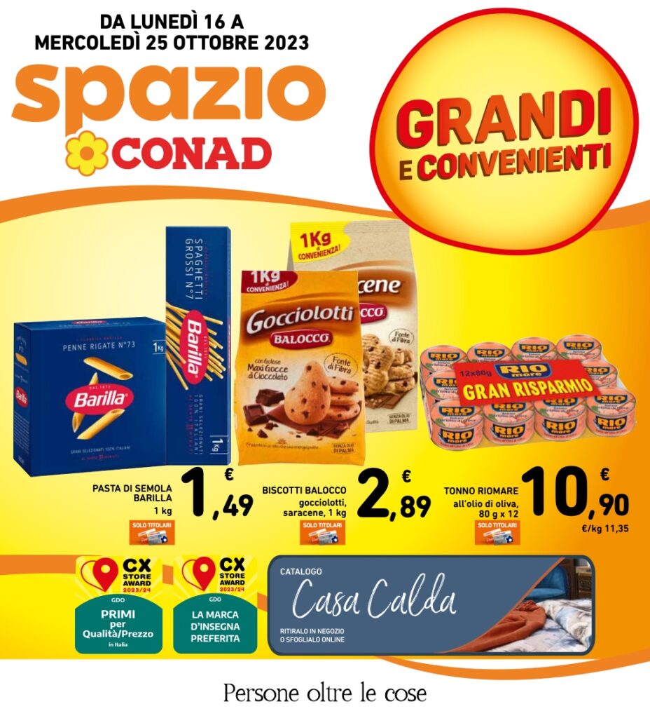 volantino Conad 16 ottobre 2023 agina 01