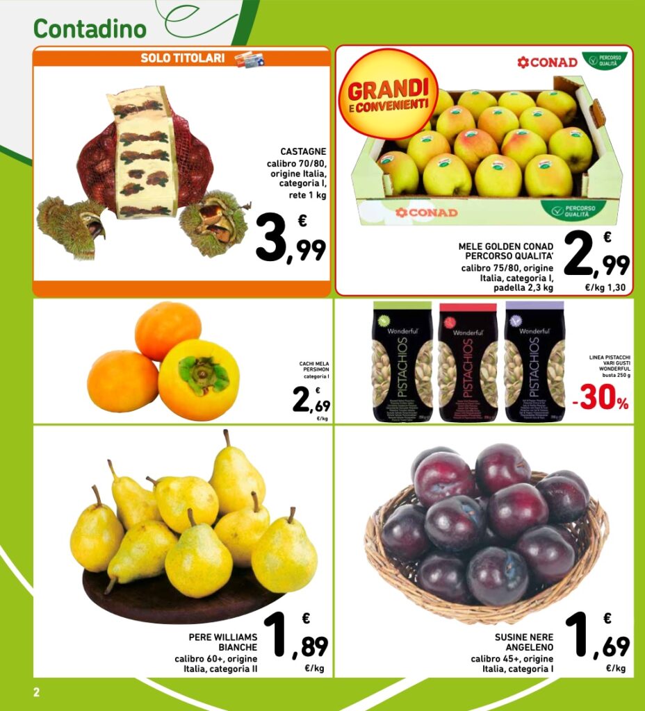 volantino Conad 16 ottobre 2023 agina 02