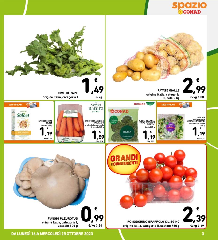 volantino Conad 16 ottobre 2023 agina 03