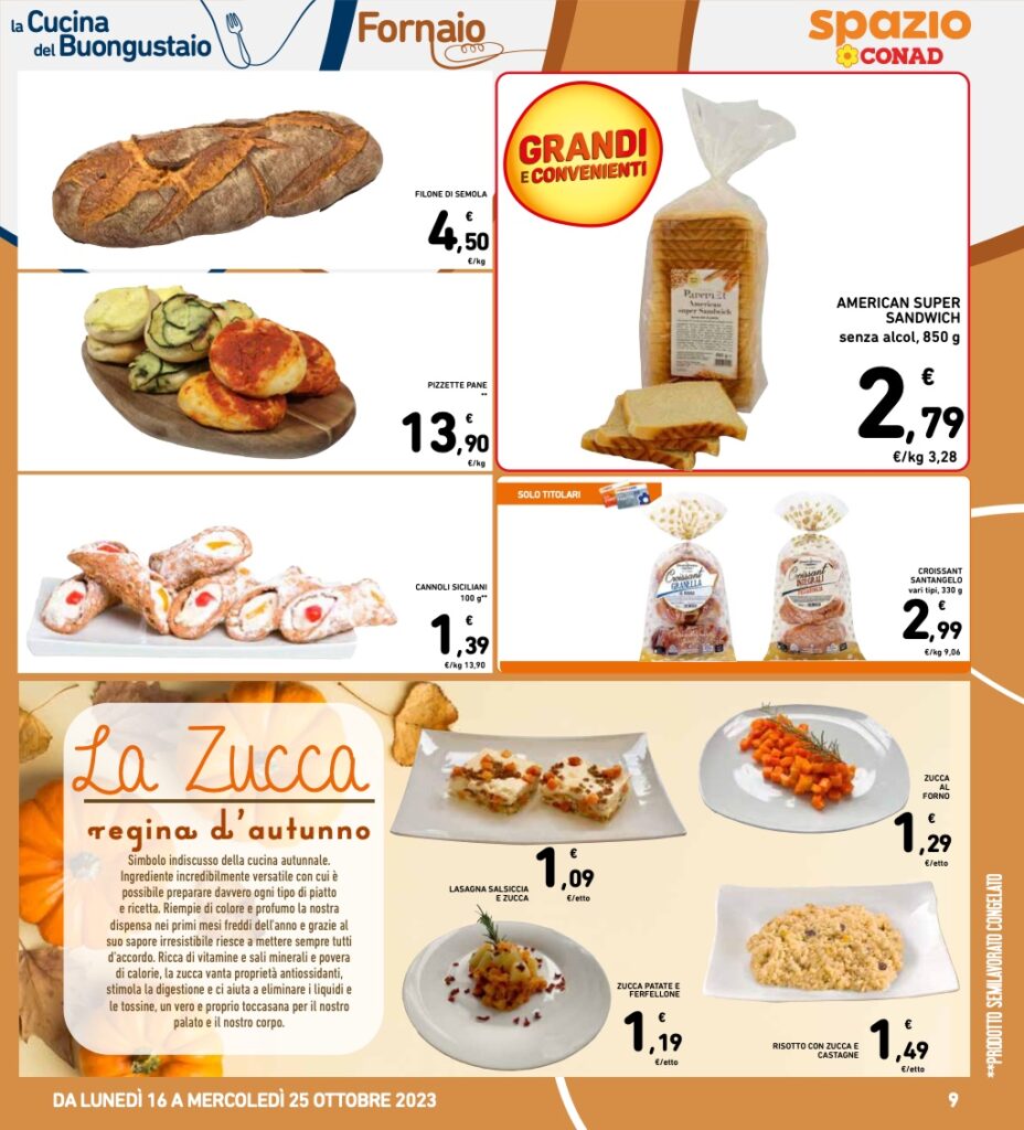 volantino Conad 16 ottobre 2023 agina 09