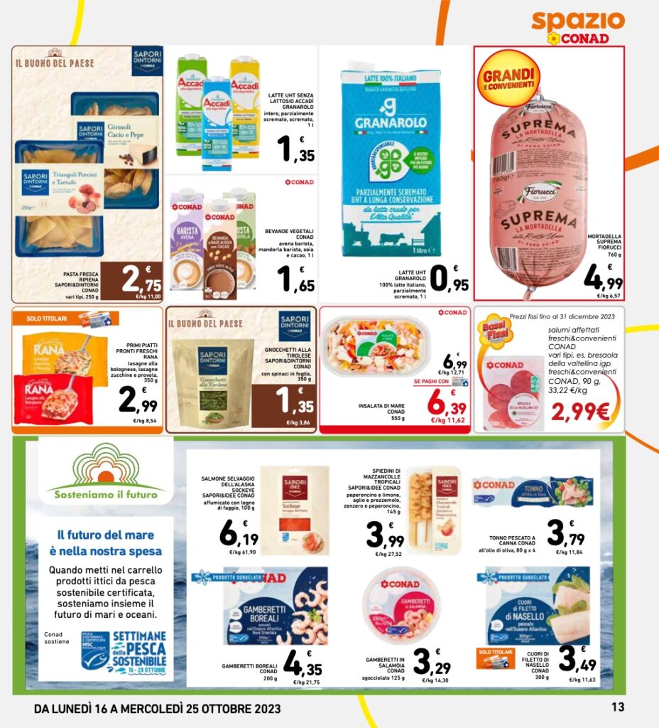 volantino Conad 16 ottobre 2023 agina 13