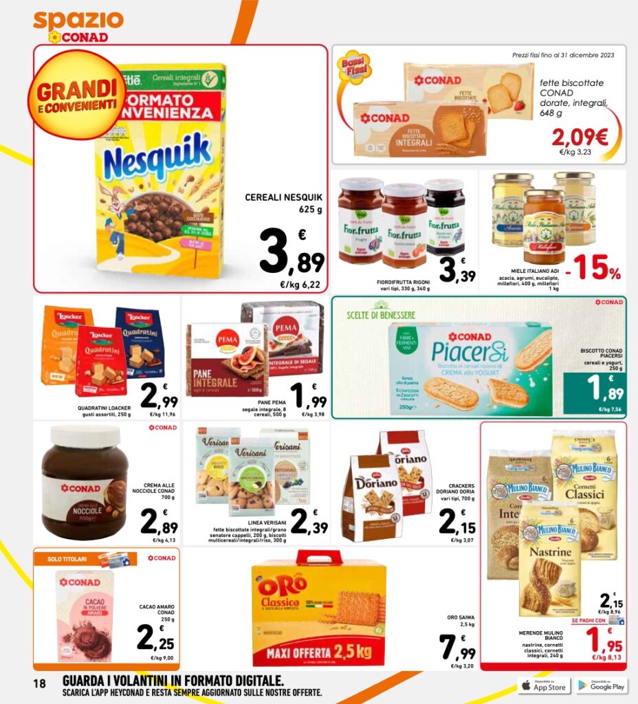 volantino Conad 16 ottobre 2023 agina 18