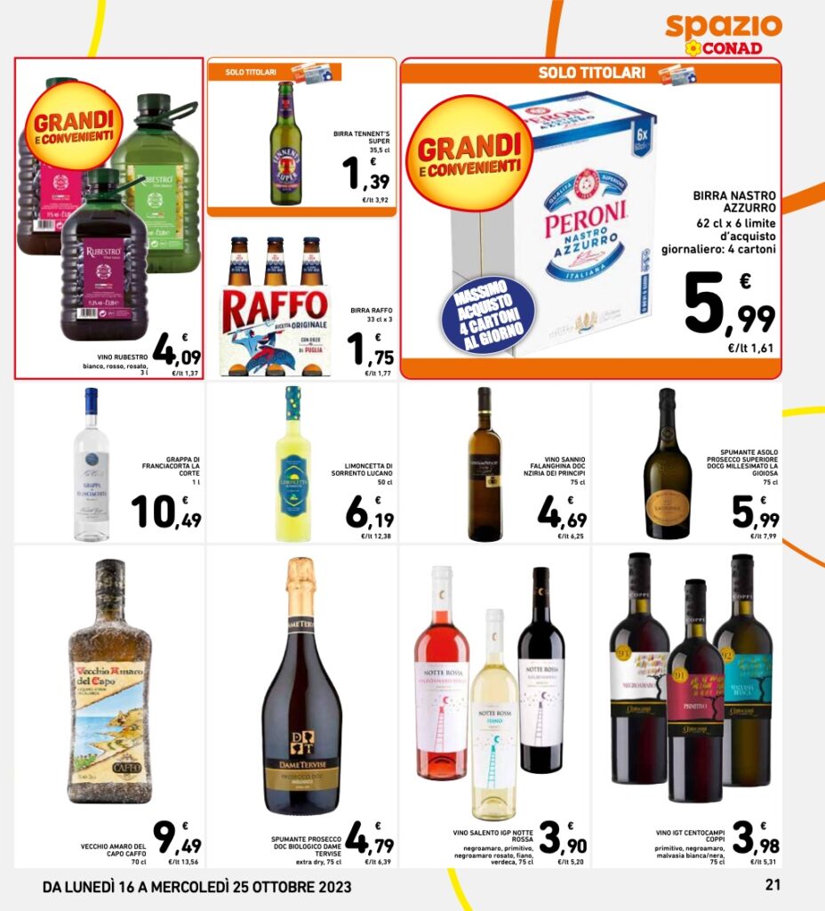 volantino Conad 16 ottobre 2023 agina 21