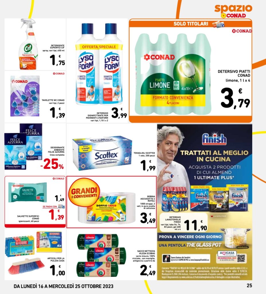 volantino Conad 16 ottobre 2023 agina 25