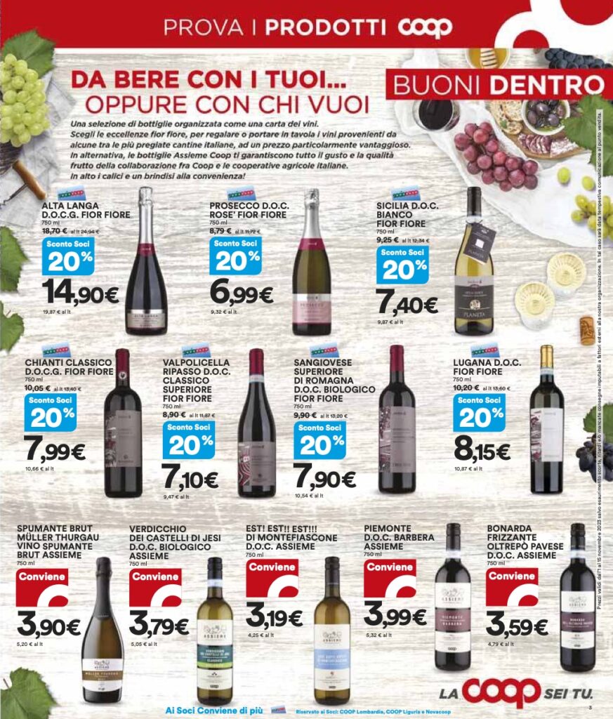 volantino Coop Lombardia Ipercoop 1 novembre 2023 pagina 03