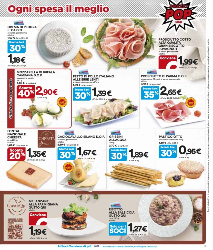 volantino Coop Lombardia Ipercoop 1 novembre 2023 pagina 11