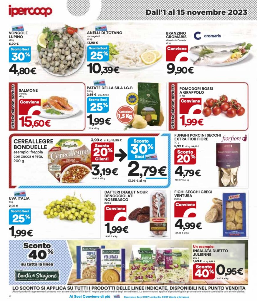 volantino Coop Lombardia Ipercoop 1 novembre 2023 pagina 12