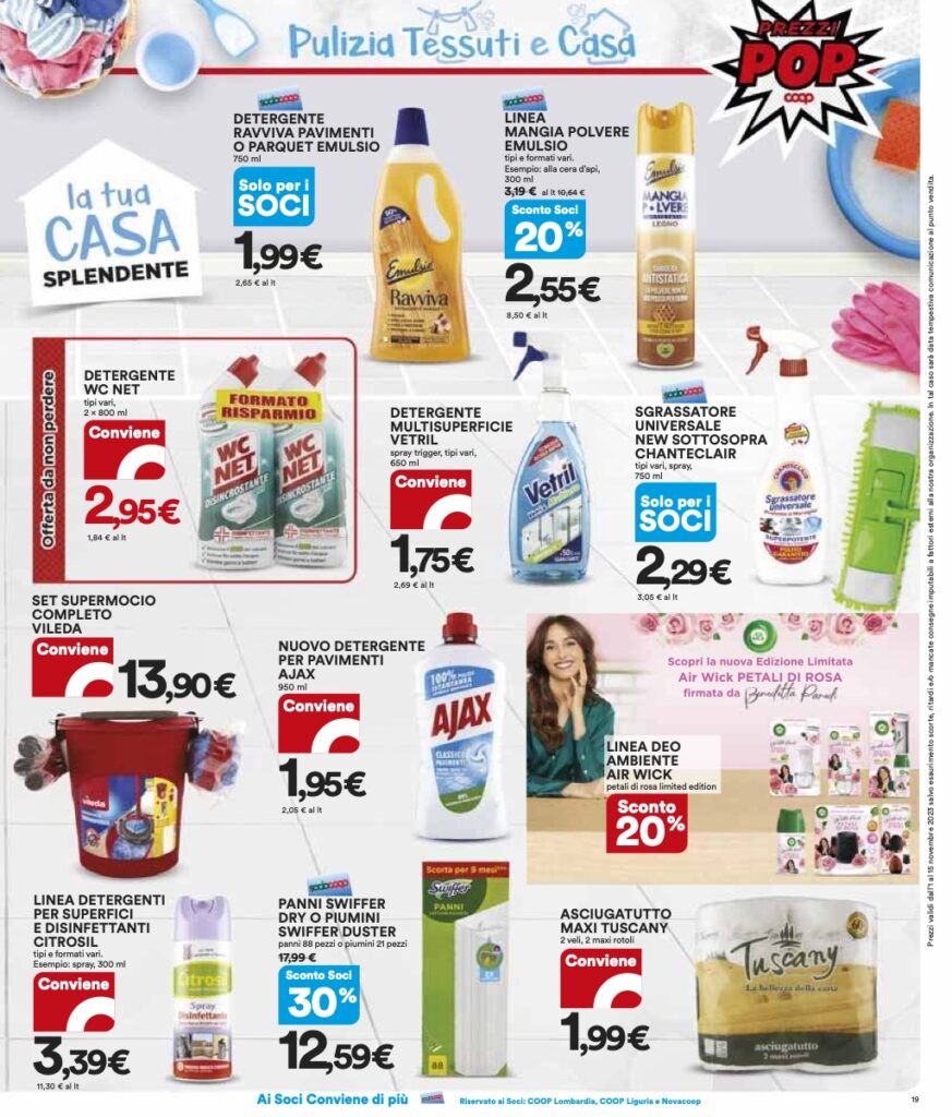 volantino Coop Lombardia Ipercoop 1 novembre 2023 pagina 19