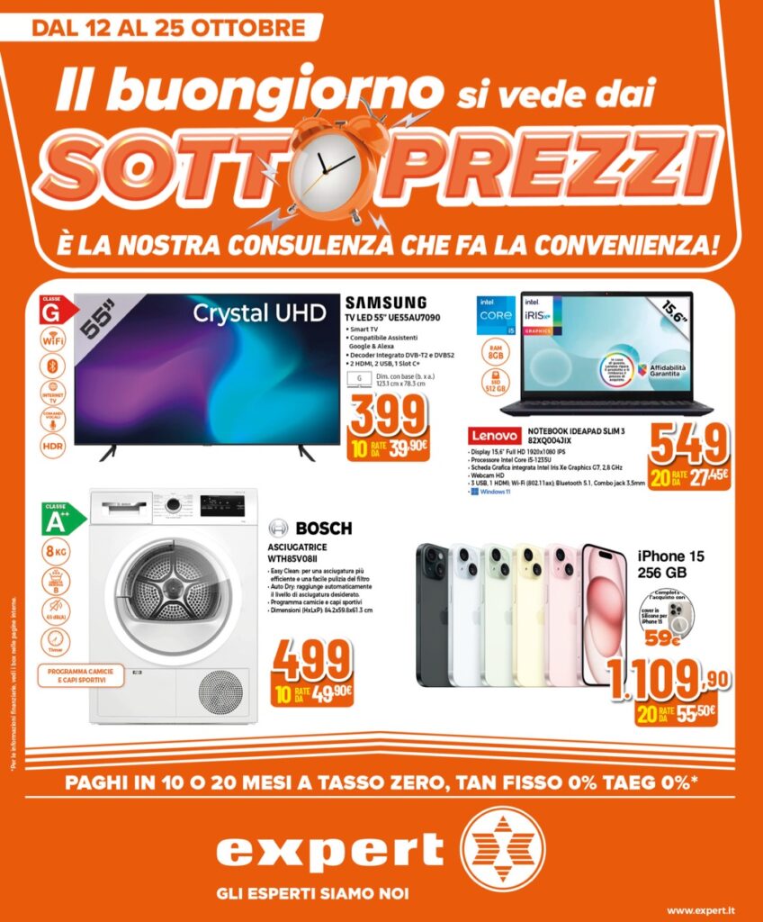 volantino Expert 12 ottobre 2023 pagina 01