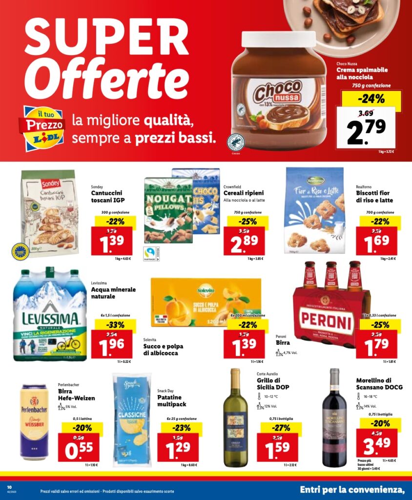 volantino Lidl 16 ottobre 2023 pagina 10