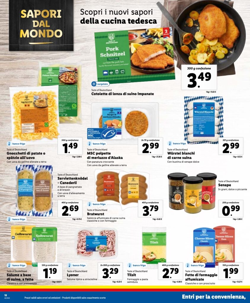 volantino Lidl 16 ottobre 2023 pagina 12