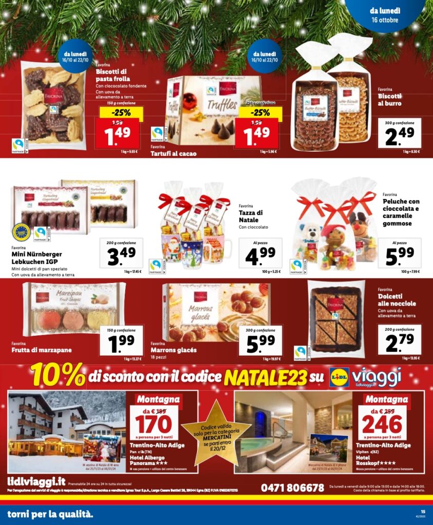 volantino Lidl 16 ottobre 2023 pagina 15