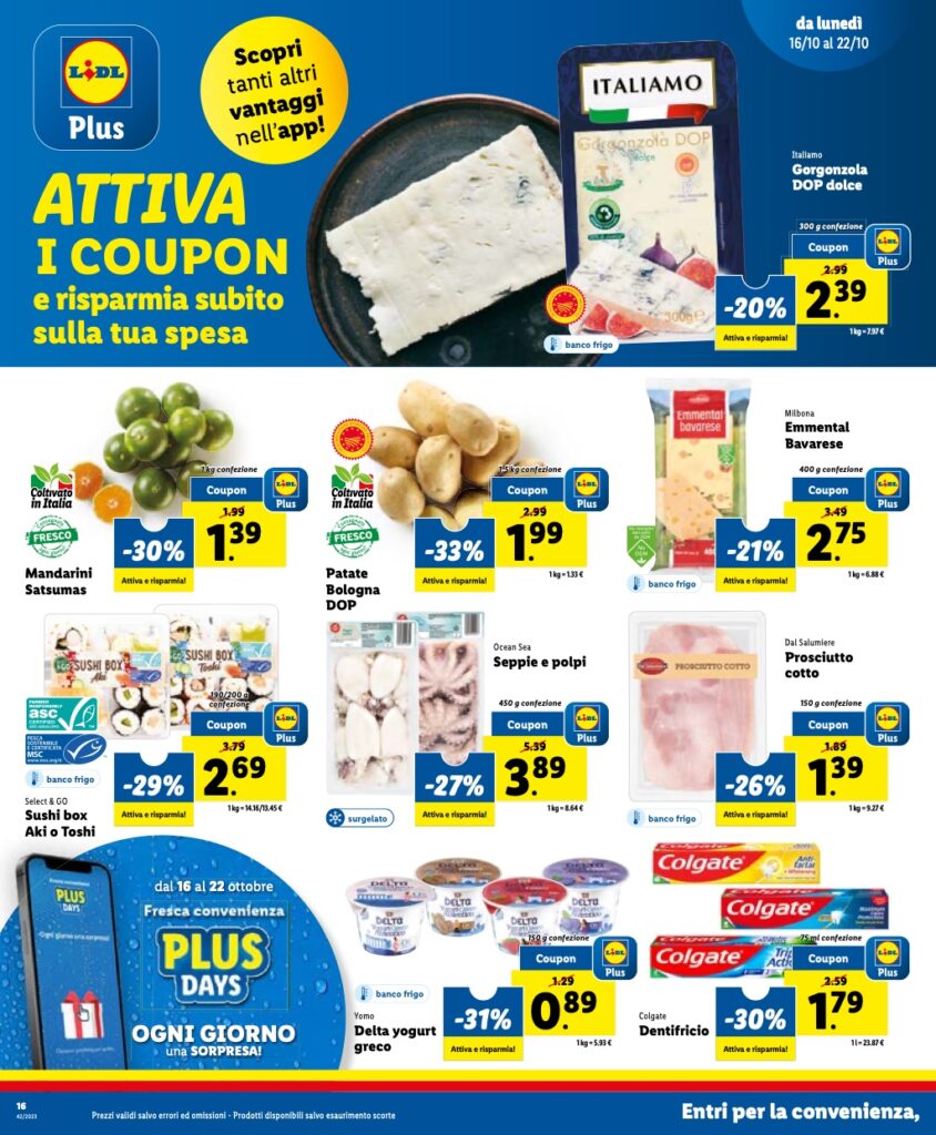 volantino Lidl 16 ottobre 2023 pagina 16