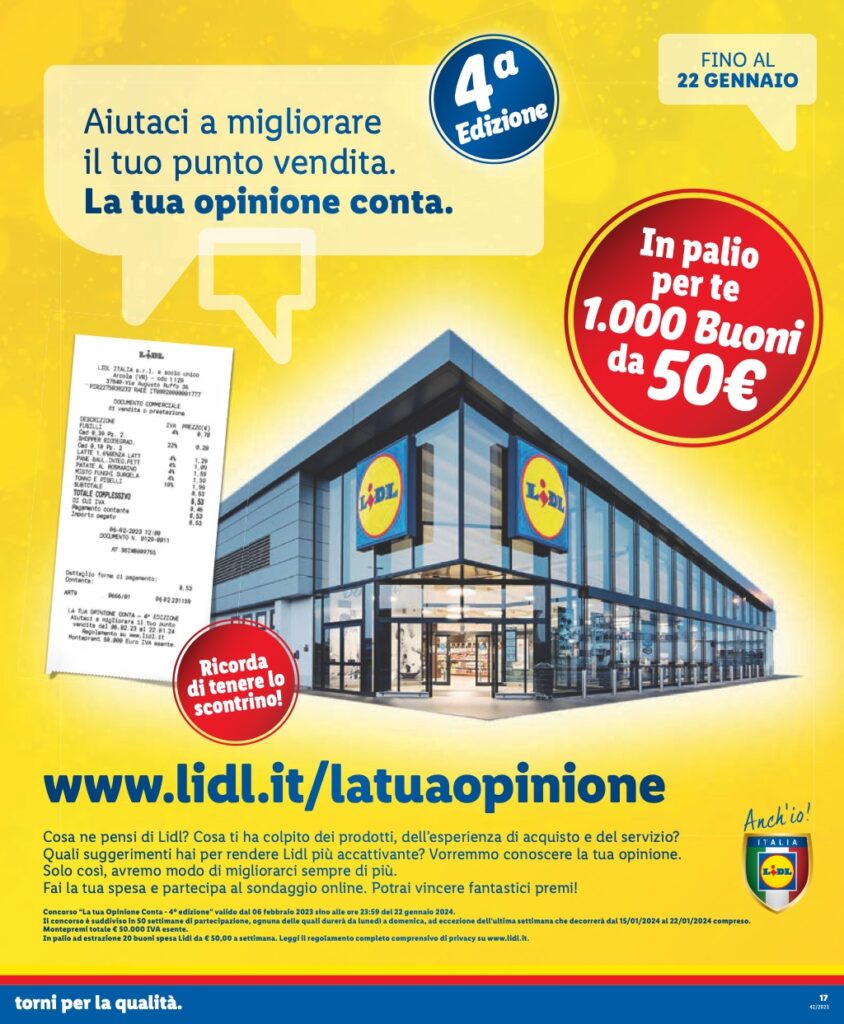 volantino Lidl 16 ottobre 2023 pagina 17